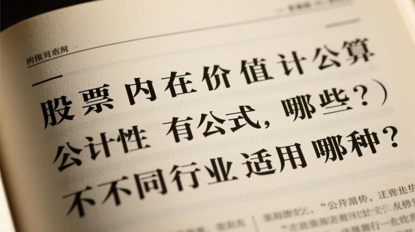 股票内在价值计算公式有哪些?不同行业适用哪种? 股票内在价值计算公式有哪些?不同行业适用哪种?